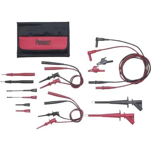 Pomona Electronics Pomona Electronics 5674C Deluxe Electronic DMM Test Lead Kit CAT II 300V CAT III 1000V — product photo