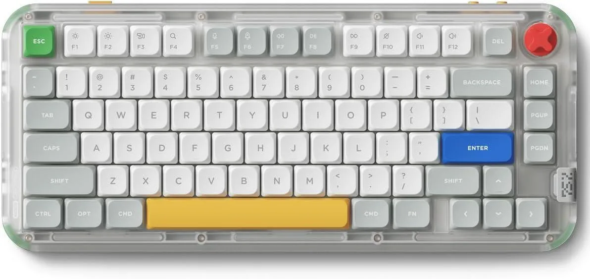 WISDUM WISDUM Kick75 75% 80-Key Gaming Keyboard Blush Nano Switch — product photo