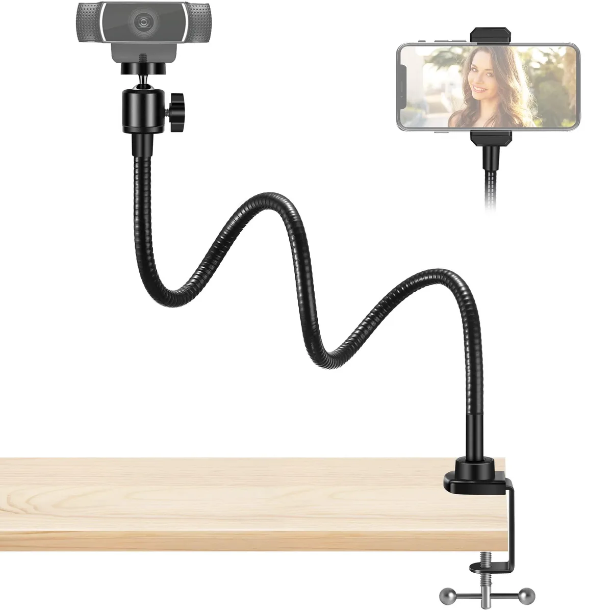 InnoGear WS089 Desk Mount Phone Mount 25 in Gooseneck 1.0 lb Load — product photo