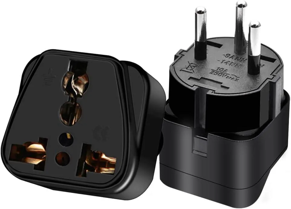 TeKit TeKit Israel Travel Adapter 2 Pack Black — product photo