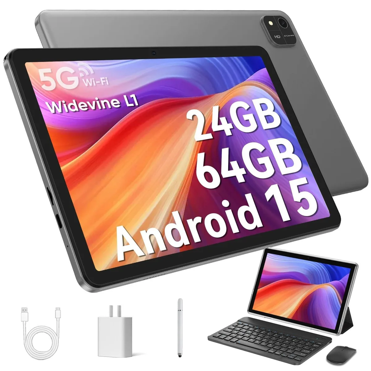 Bolton Technical Bolton Technical 2 in 1 accessory Android 15 10.1 inch 24GB 64GB 6000mAh Black — product photo