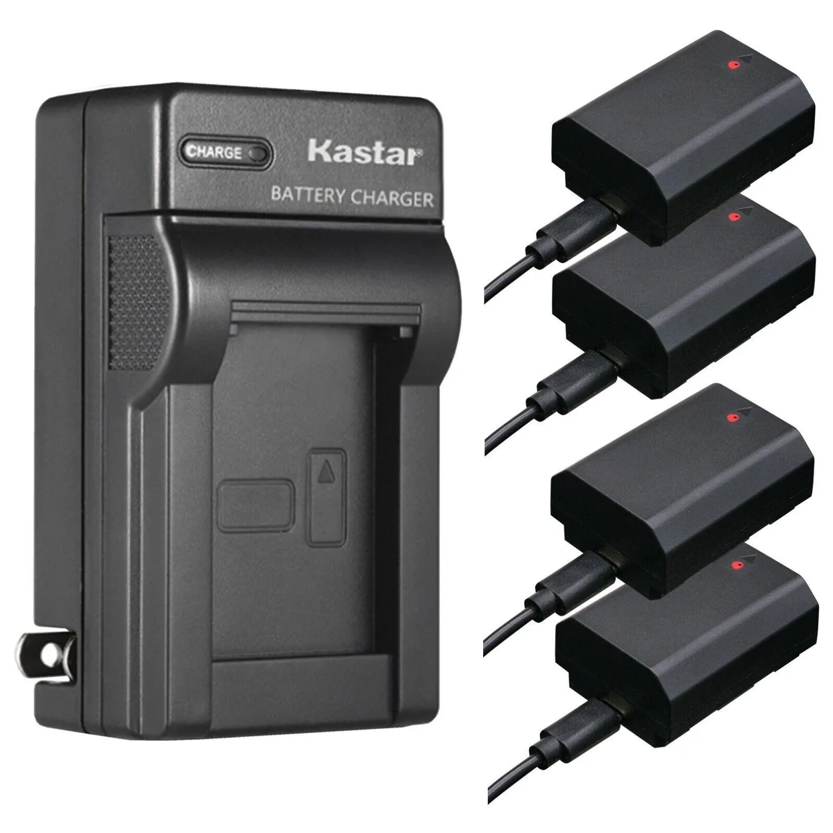 Kastar Kastar NP-FZ100 PRO 4-Pack USB-C Battery &amp; AC Wall Charger — product photo