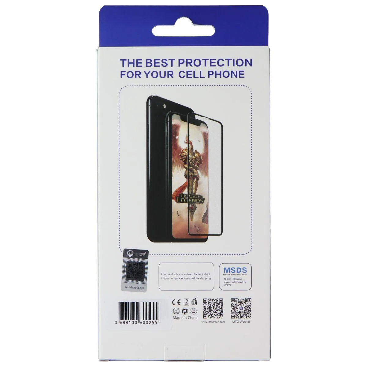 Lito Children’s Wear Lito Children’s Wear D+ Gaming Tempered Glass Cover for iPhone 13 Pro Max Matte Clear — product photo