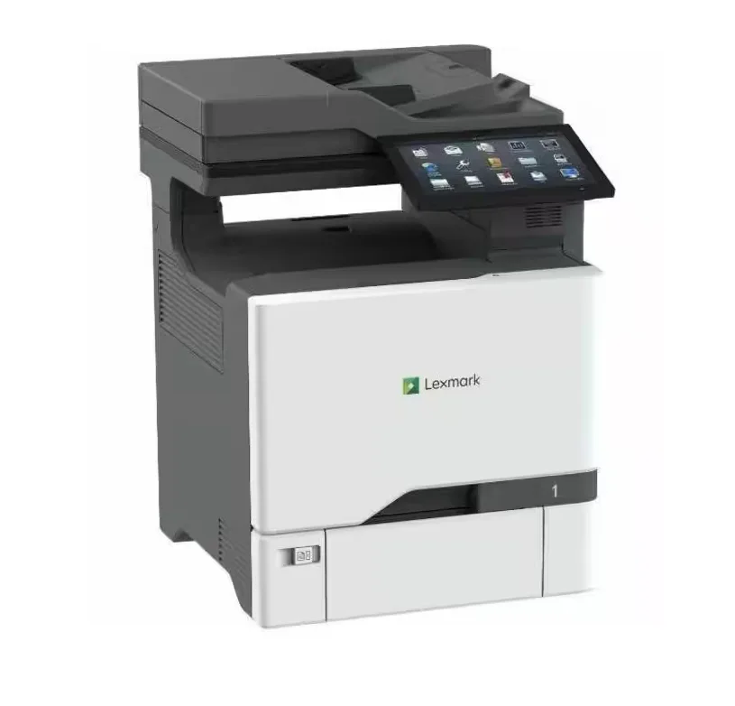 Floor-standing colour laser multifunction printer with 10 inch touchscreen