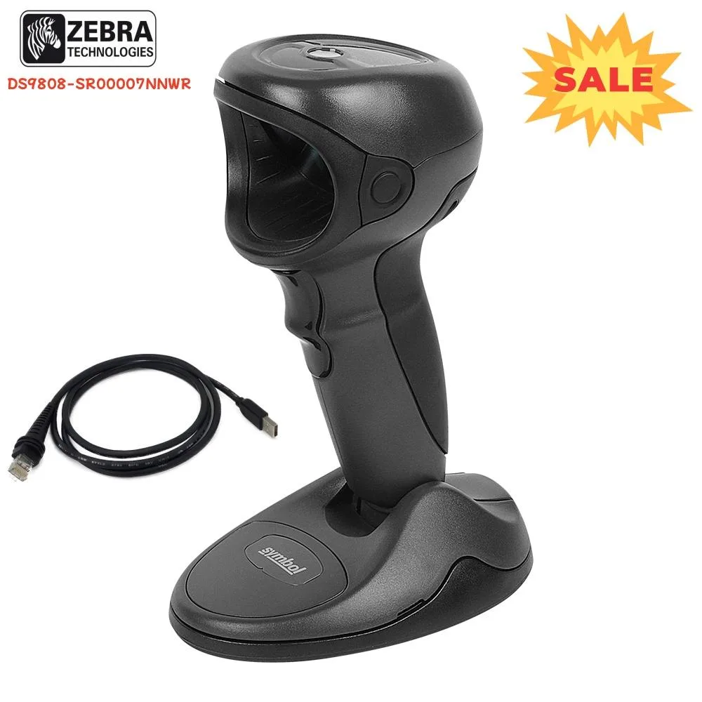 J&amp;P J&amp;P DS9808-SR00007NNWR 2D Barcode Scanner 10.5 in range — product photo
