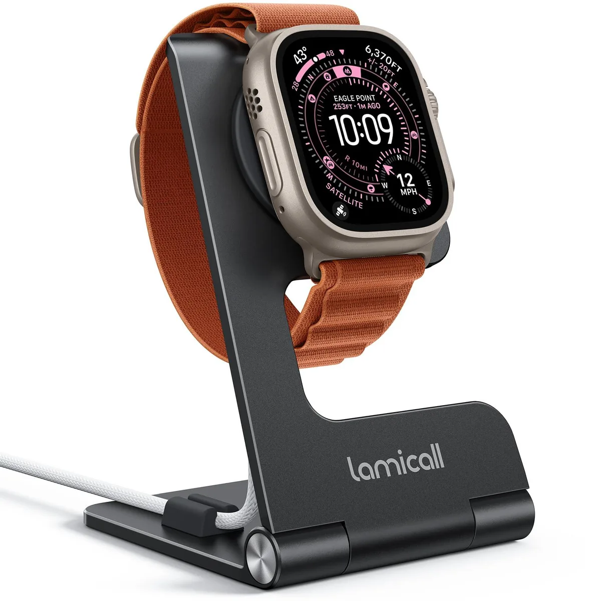ViewSonic ViewSonic Foldable Apple Watch Stand Aluminium Rose Gold — product photo