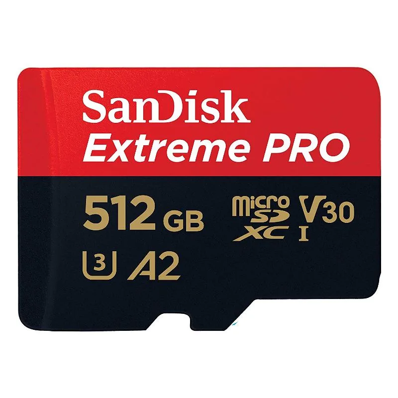 SanDisk SanDisk Extreme Pro microSDXC 512GB UHS-I U3 V30 A2 with Adapter — product photo
