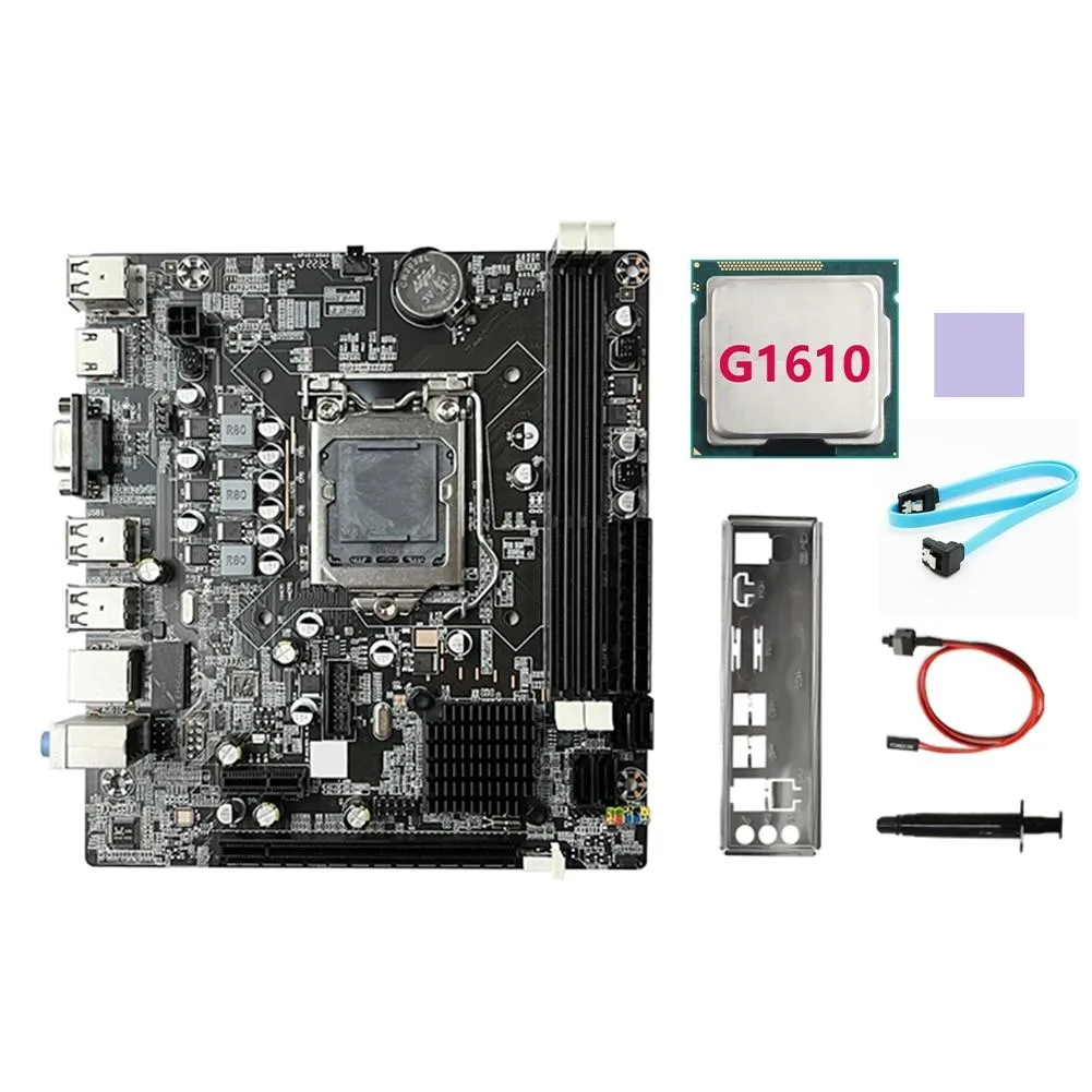 YINGHUA YINGHUA B75 server motherboard LGA1155 DDR3 G1610 CPU — product photo