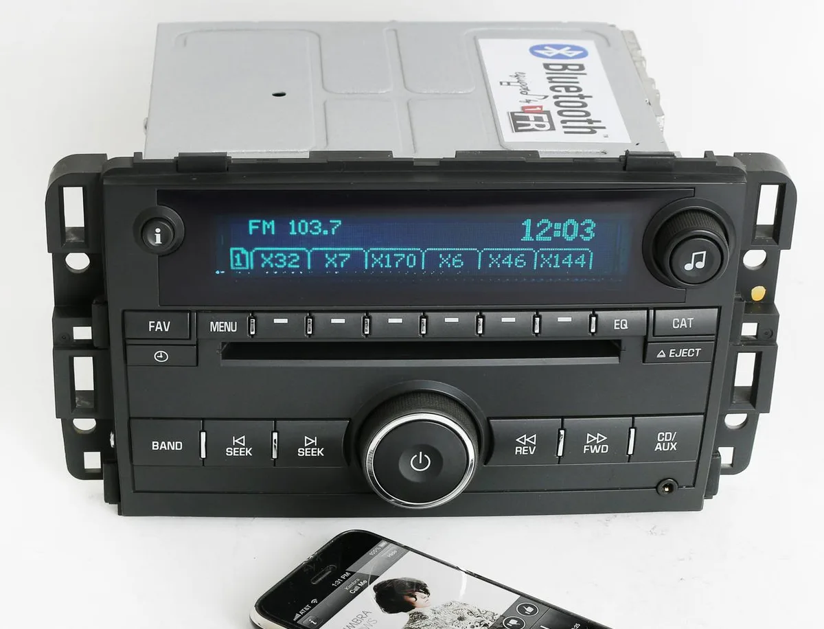 1 Factory Radio 1 Factory Radio 25957375 2008 Chevrolet Impala AM FM CD receiver Bluetooth — product photo