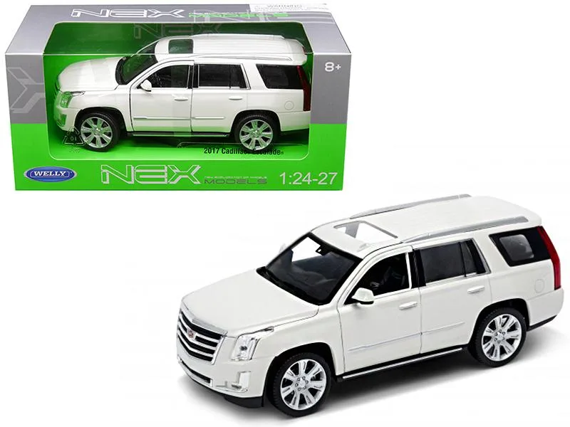 Welly Diecast Welly Diecast 2017 Cadillac Escalade White 1/24-1/27 Hobby Collectible — product photo