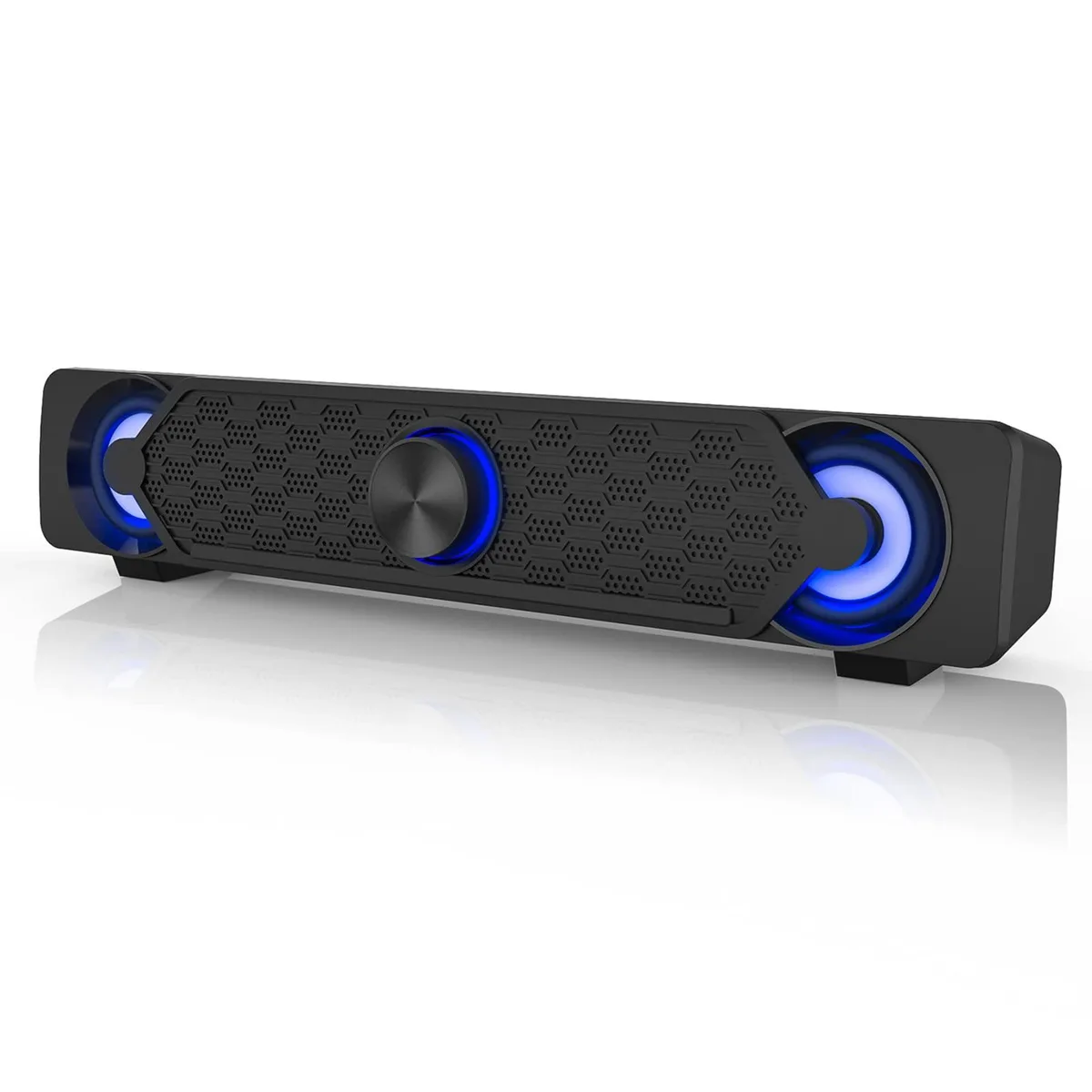 Smalody 2.0 USB Speaker Black LED 10W 100Hz 80dB — product photo