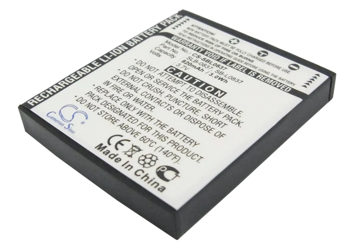 Cameron &amp; Co Cameron &amp; Co DS-CS-SBL0837 camera battery 3.7V 820mAh Grey — product photo