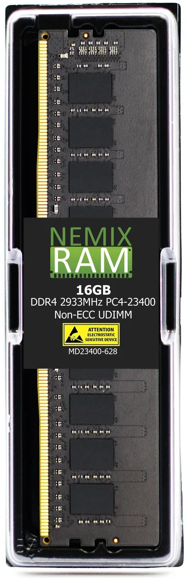 NEMIX RAM NEMIX RAM 16GB DDR4 2933 CL21 1.2V 288-Pin UDIMM Hynix HMA82GU6CJR8N-WM desktop RAM — product photo