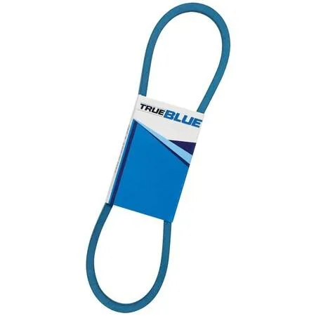 Black rubber V-belt loop for lawn engine replacement
