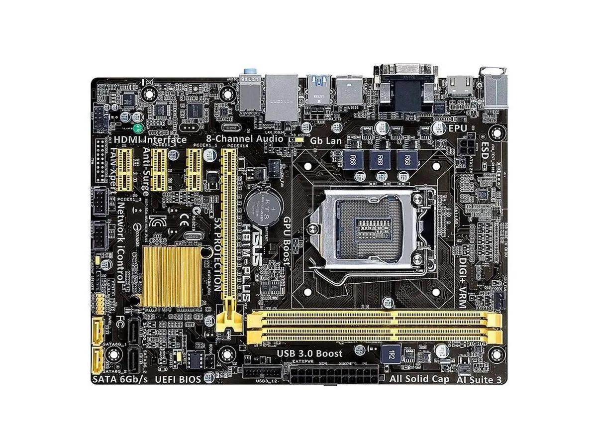 ASUS ASUS H81M-PLUS Intel H81 motherboard — product photo