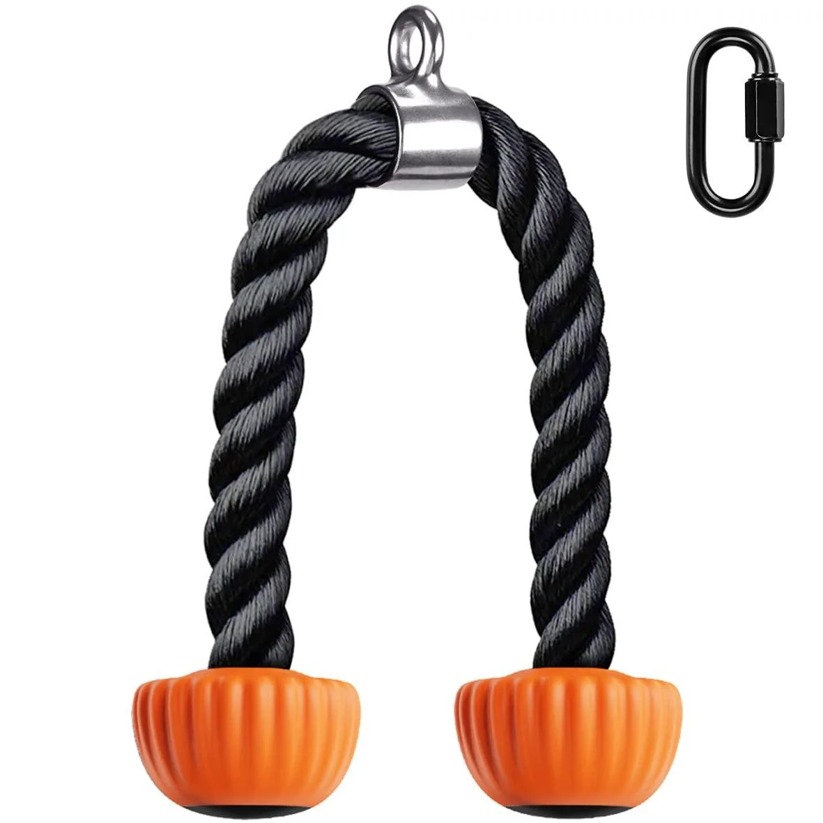  Paradigm Health &amp; Wellness Tricep Rope 28" Orange — product photo