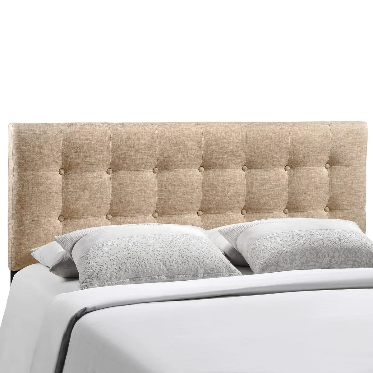 Modway Furniture Modway Furniture Emily Full Upholstered Fabric Headboard Beige 56W 22.5H — product photo