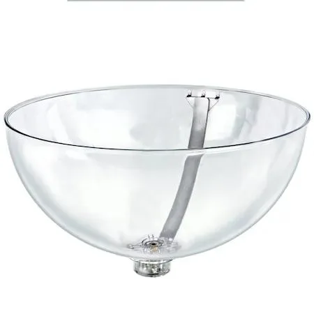 Azar Displays Azar Displays 729916 16" Bowl Display with Curved Metal Arm — product photo