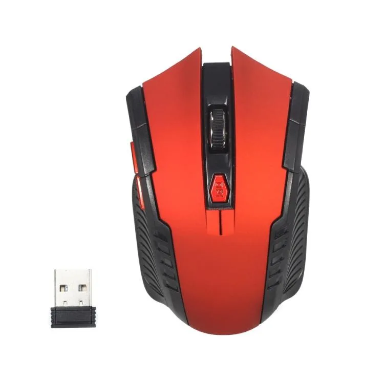 eForChina eForChina 6-Key 2.4G 1600 DPI Wireless Gaming Mouse Red — product photo
