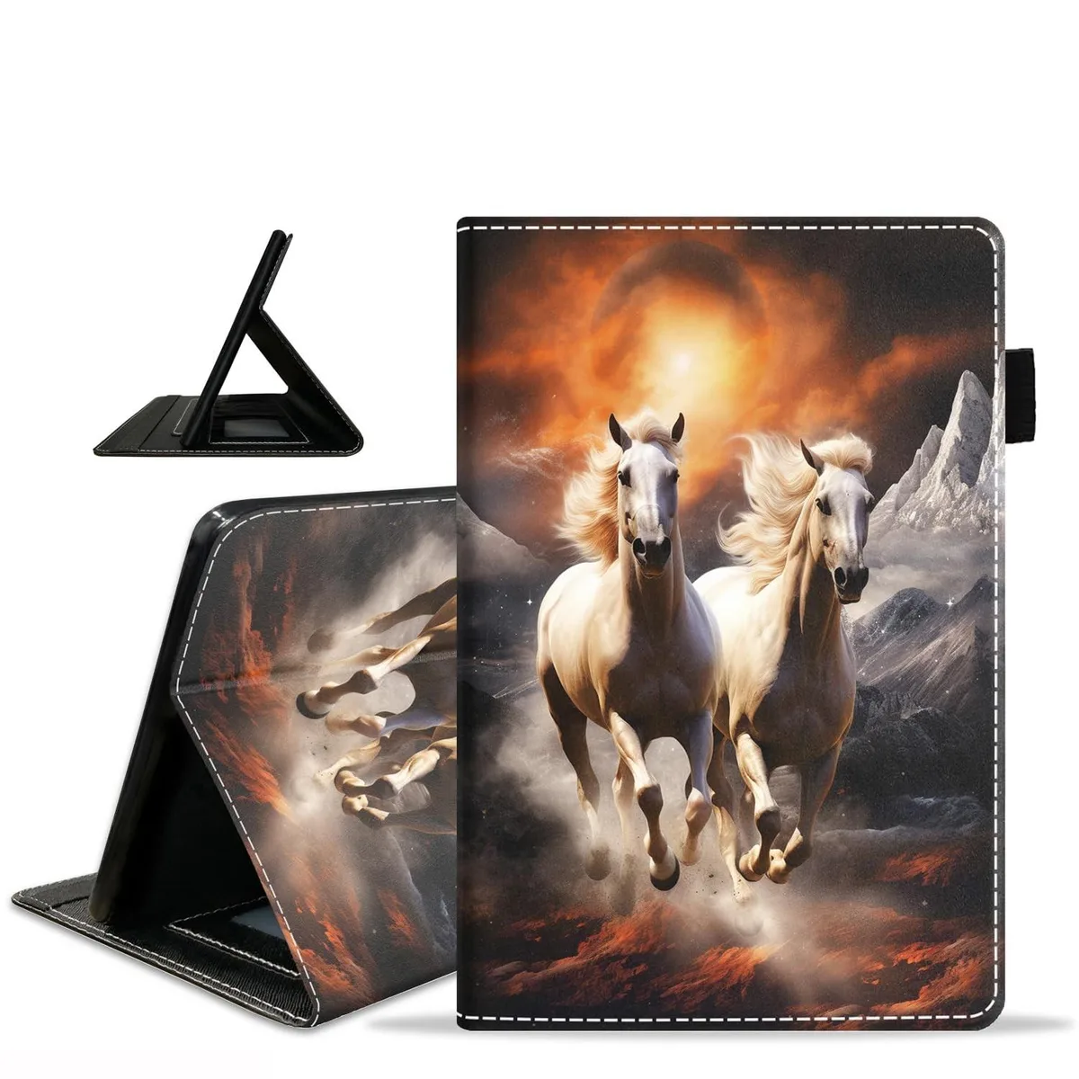 GSM Outdoors GSM Outdoors 2 in 1 Accessory for Fire Max 11 Tablet 11" 13th Generation 2023 Running Horse — product photo