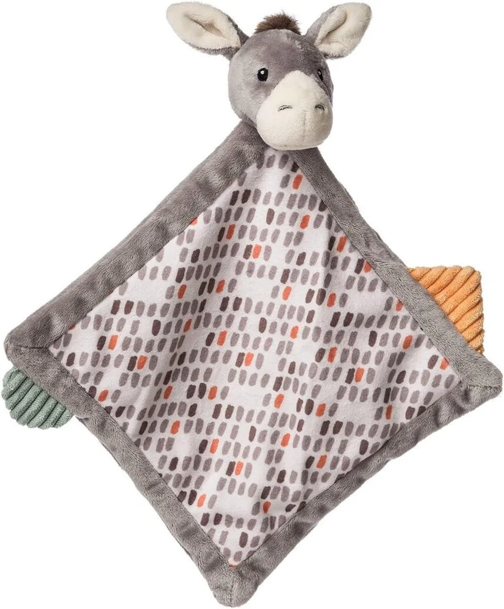 Mary Meyer Stuffed Toys Mary Meyer Stuffed Toys Taggies Dusty Donkey 12-Inch Plush Blanket — product photo