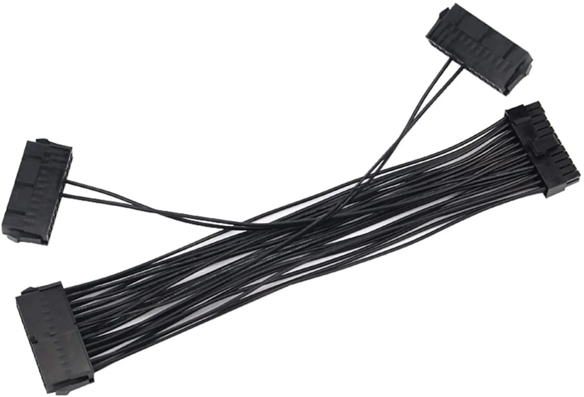 myVolts myVolts Dual PSU 24-Pin ATX Cable 30cm — product photo