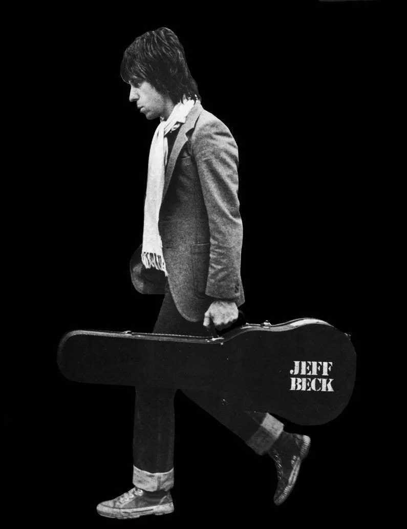 Jeff Beck profile poster 24 by 36 inches on premium heavy stock paper