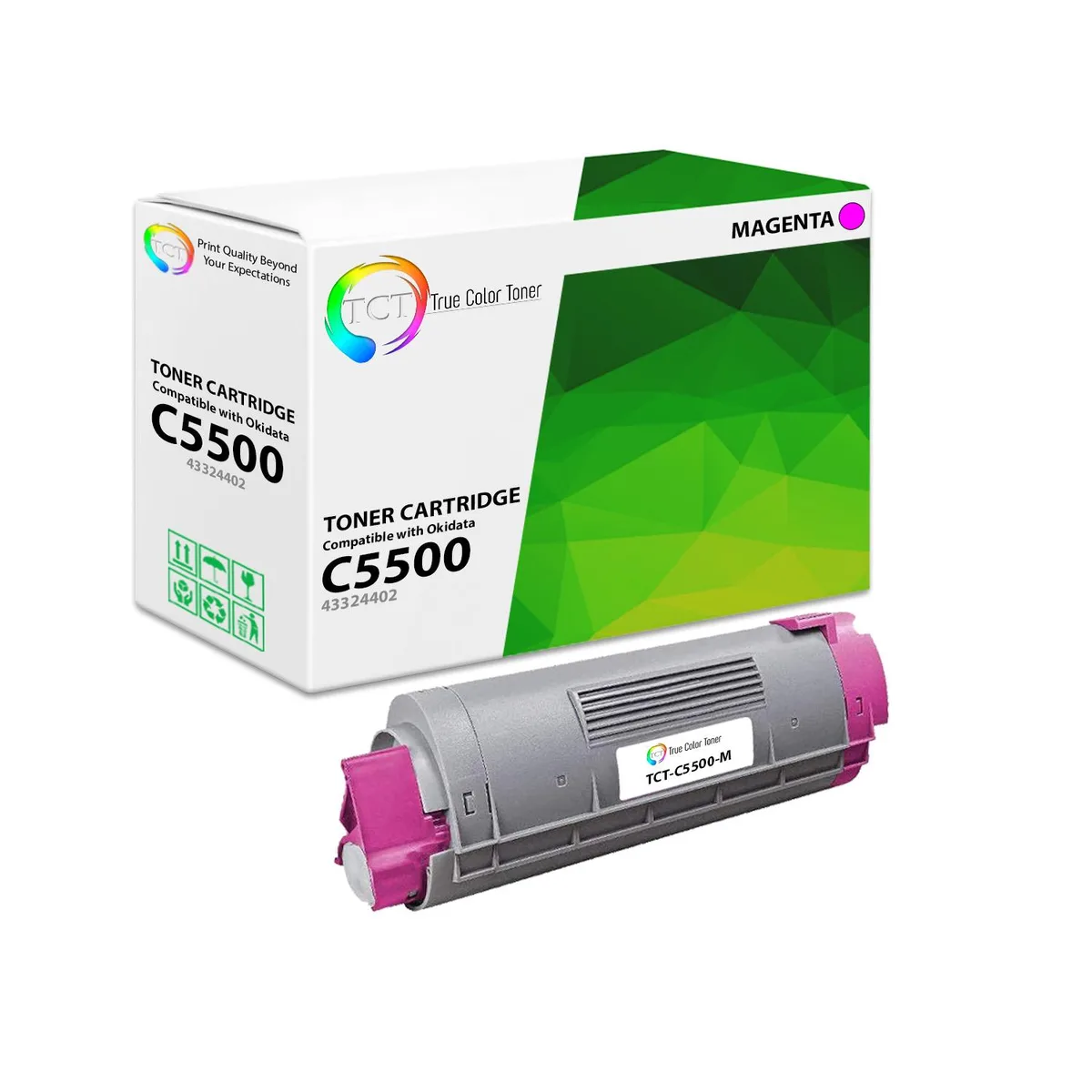 True Color Toner True Color Toner Magenta Toner Cartridge 43324402 5000 Pages — product photo