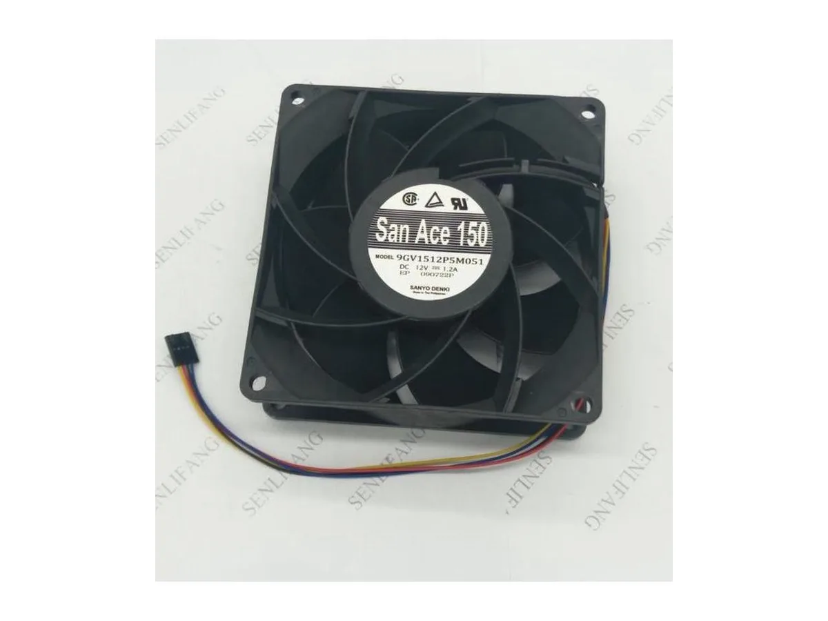 Fans Fans 15050 12V 1.2A 4-wire 15CM double ball case fan — product photo