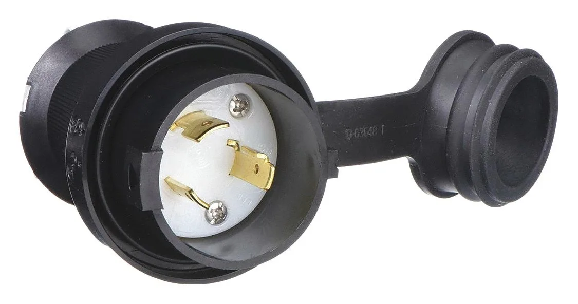Hubbell Incorporated Hubbell Incorporated HBL2321SW Watertight Locking Plug L6-20P 20A video accessory — product photo