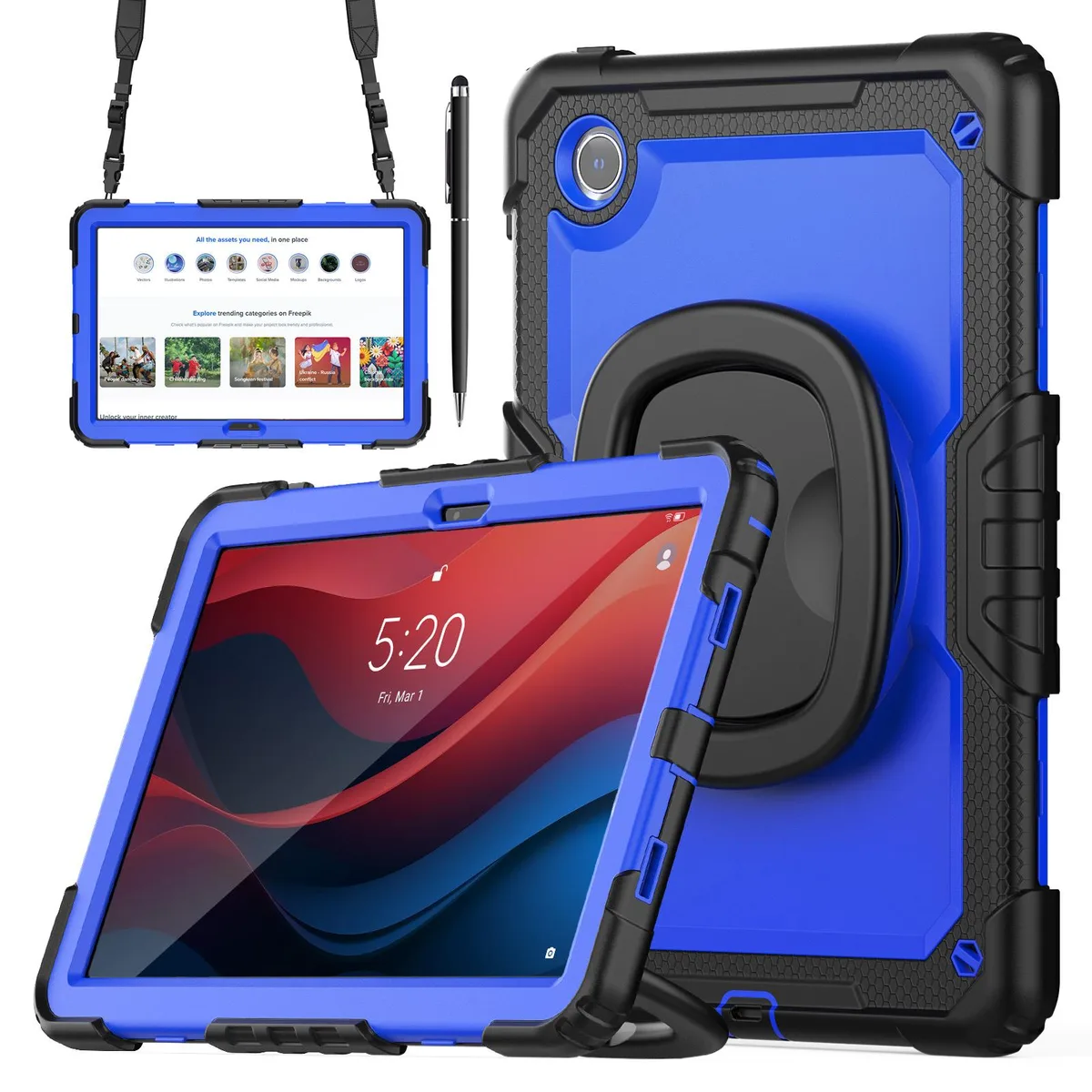 BONAEVER BONAEVER TB330FU laptop case for Lenovo Tab M11 11 inch 2024 Blue — product photo