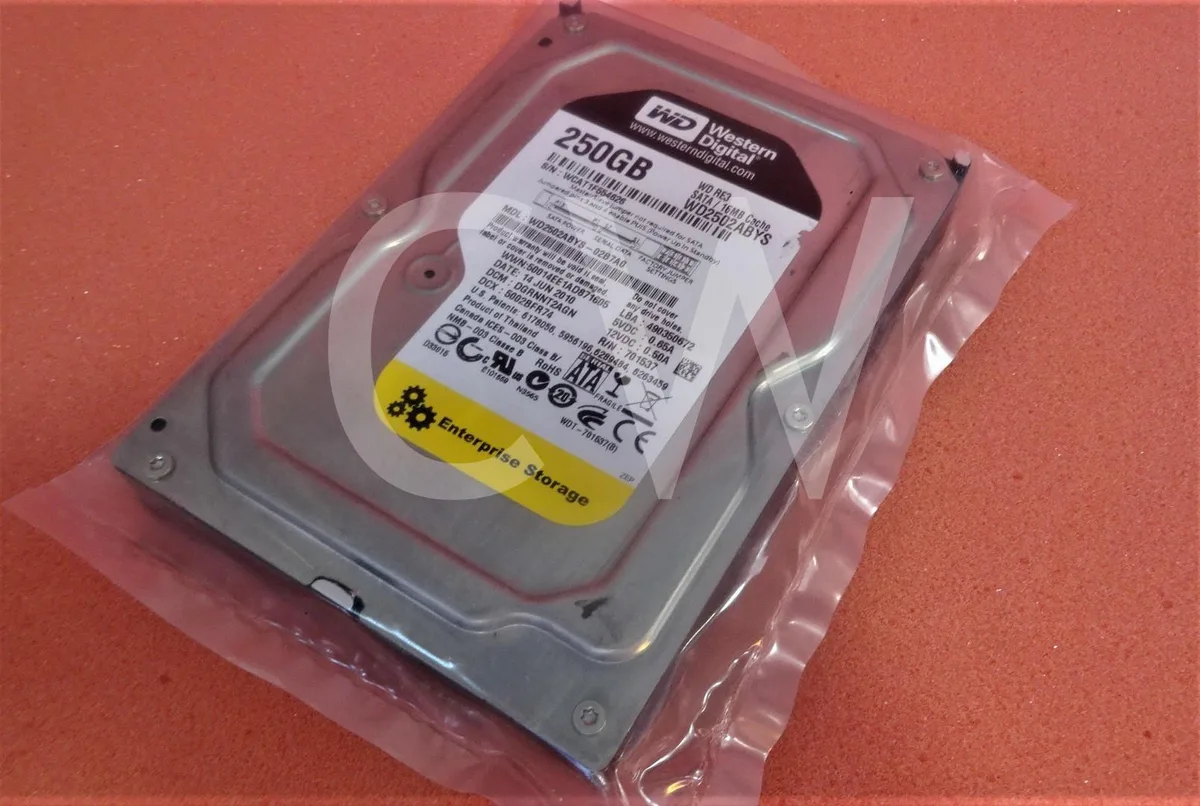 Western Digital Western Digital WD2502ABYS 250GB 7.2K RPM 3Gb/s 3.5" SATA internal hard drive — product photo