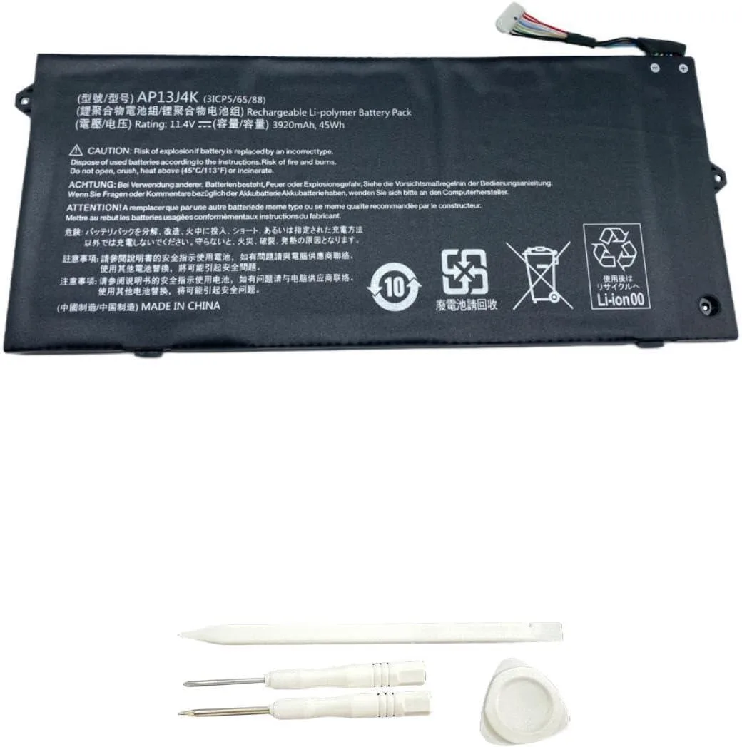 PISKEKAT PISKEKAT AP13J3K AP13J4K laptop battery 11.4V 45Wh for Acer Chromebook 11.6" C720 C740 — product photo