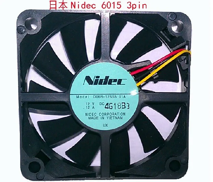 OEM Industries OEM Industries D06R-12SS5 60mm 12V 0.12A 3-Pin CPU cooler — product photo