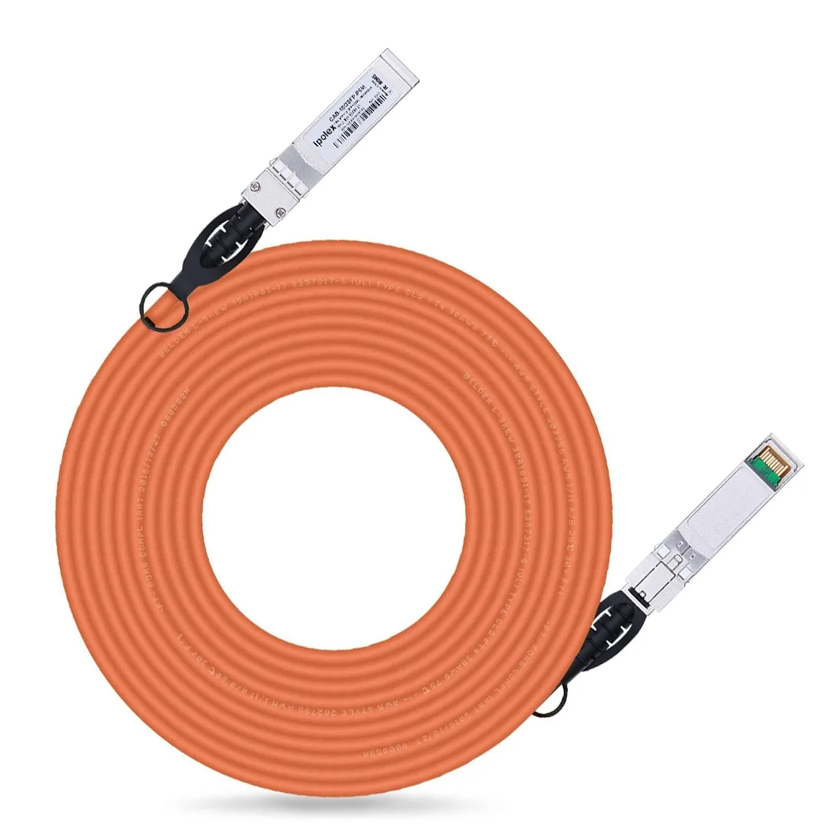 Barrow Mods Barrow Mods 2 in 1 accessory 10G SFP+ Twinax Cable 7m Orange — product photo