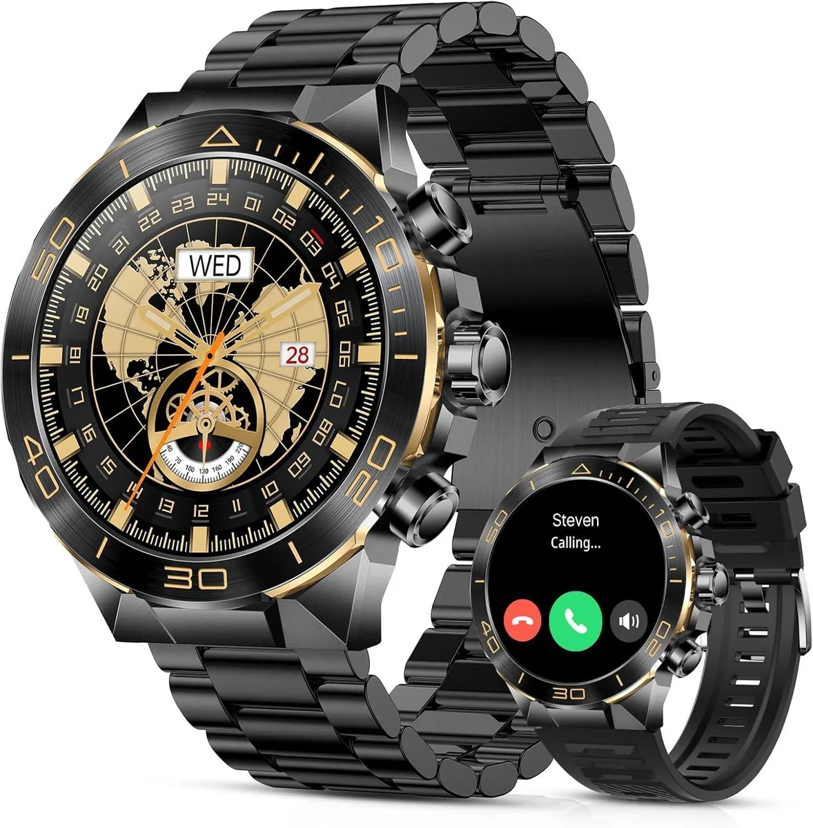 WUQ WUQ Smart Watch Security 1.43" AMOLED 466x466 400mAh 2 Straps — product photo