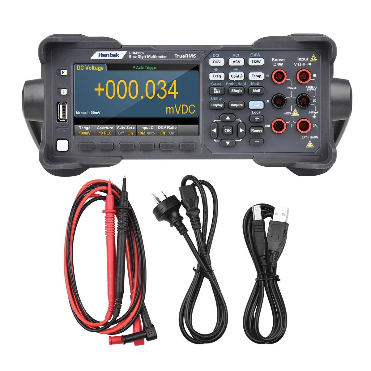 zonpor zonpor HDM3055 5 1/2 digit multimeter 30 kS/s True RMS measurement tool — product photo
