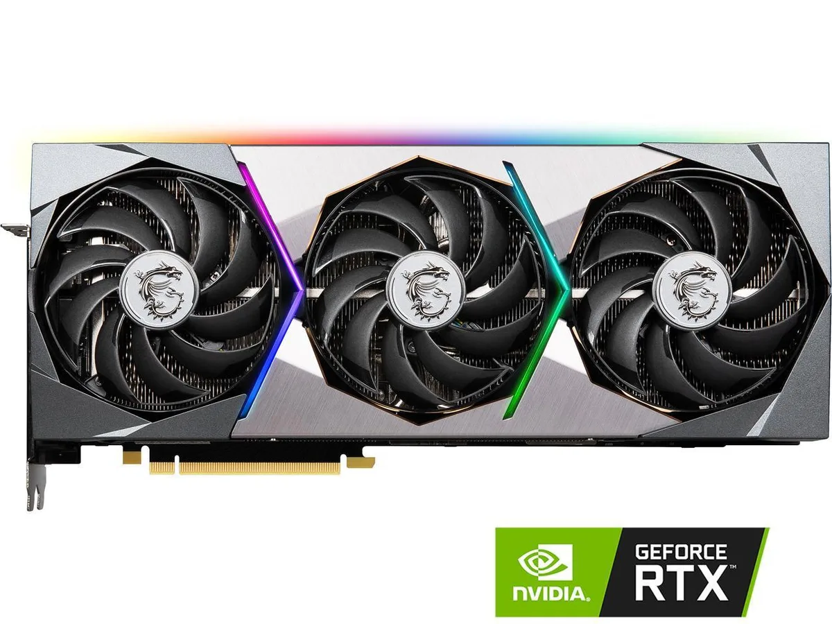 MSI MSI Suprim GeForce RTX 3080 Ti SUPRIM X 12G graphics card — product photo