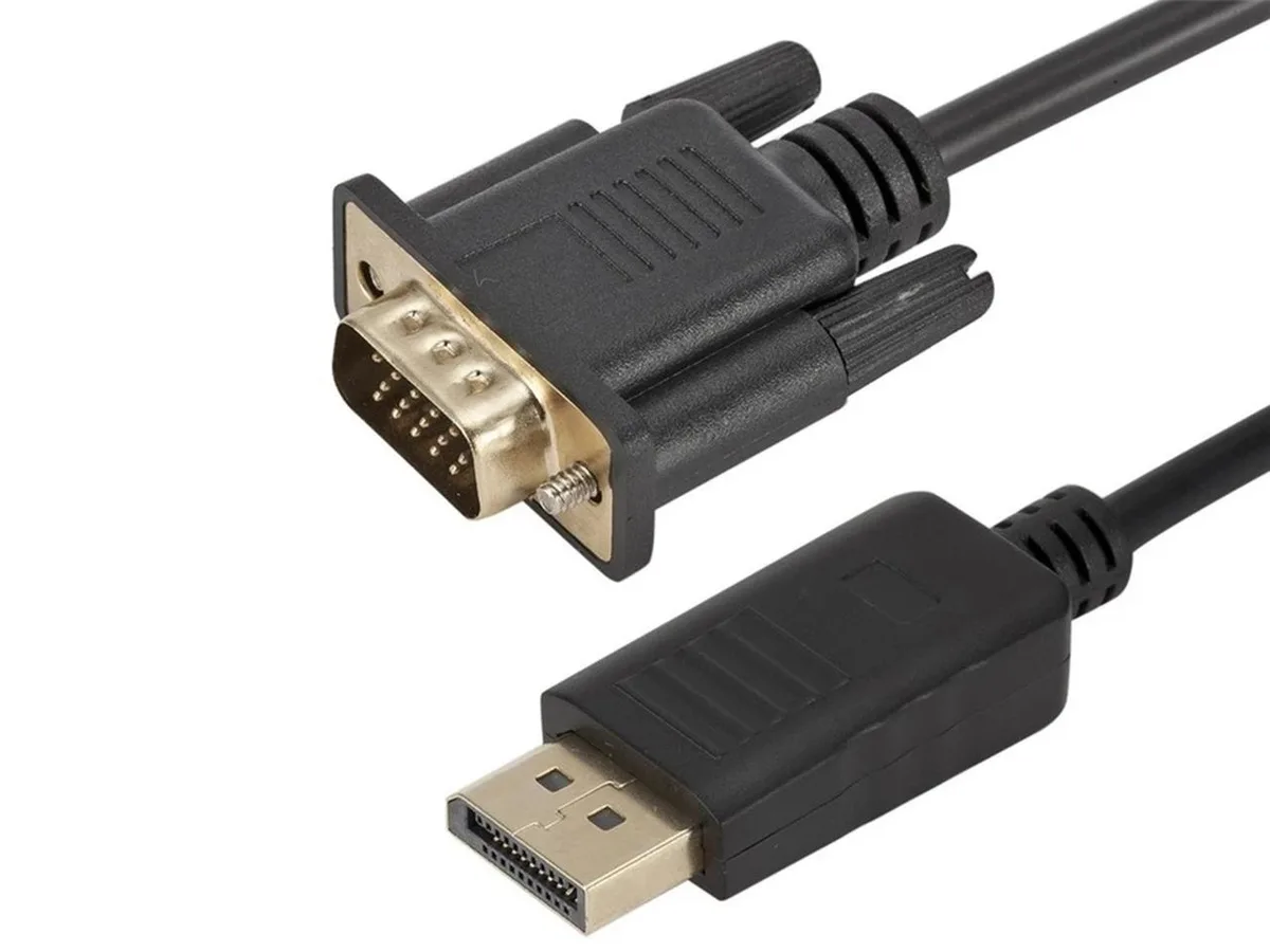 iXever iXever DP2VGA-6FT DisplayPort to VGA Cable 1.8m 1080p — product photo