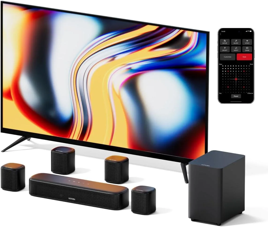 BFKK BFKK Aura A40 7.1ch Sound Bar with 4 Surround Speakers 330W — product photo