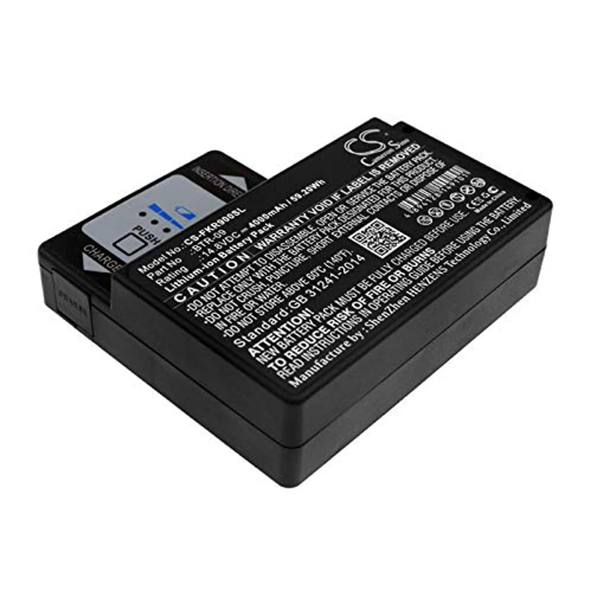  Cameron Sino FSM BTR-09 4000mAh camcorder battery — product photo