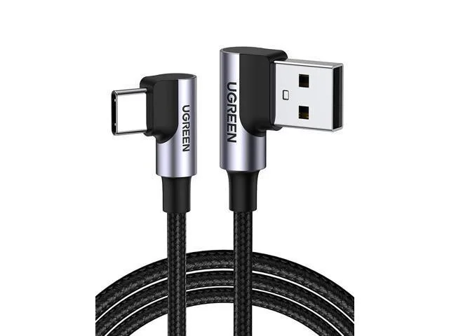 ORVIX ORVIX USB A to USB C Cable Right Angle 18W 480Mbps 10ft — product photo