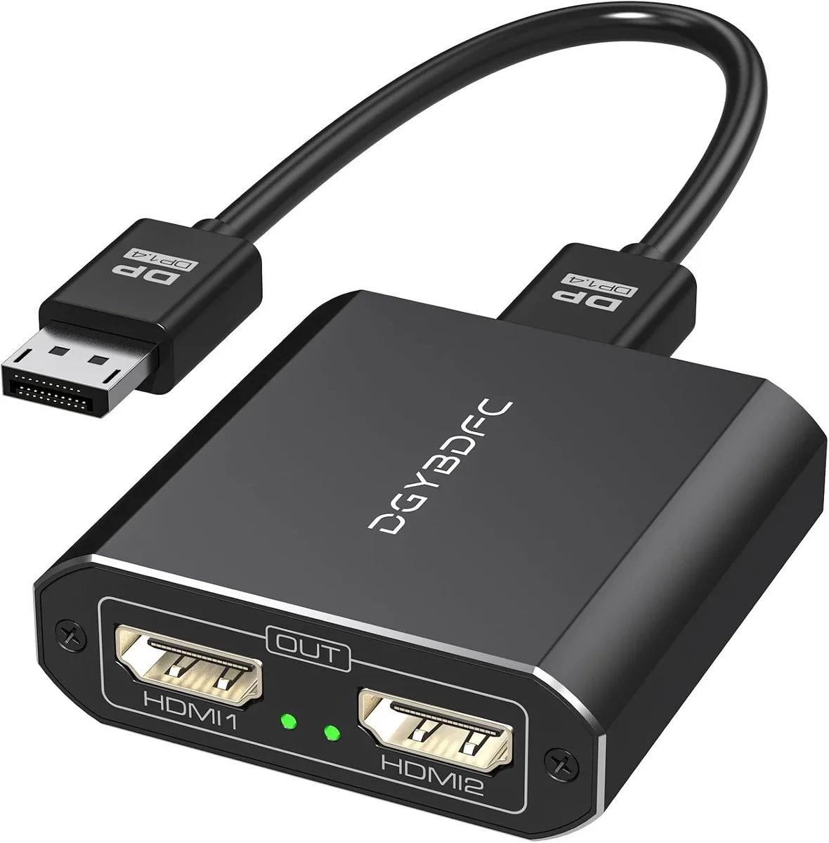 MCHOSE MCHOSE DisplayPort to Dual HDMI Adapter 4K 60Hz DP 1.4 — product photo