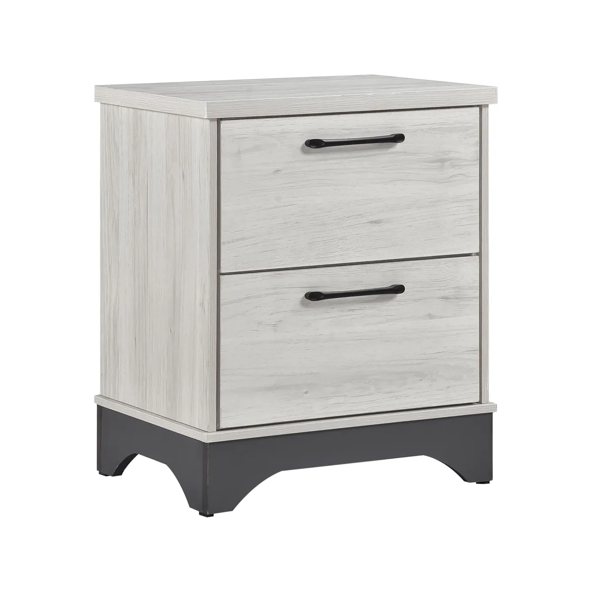 tuphen tuphen 2-Drawer Nightstand White Oak Gray 19.5x15x24 — product photo