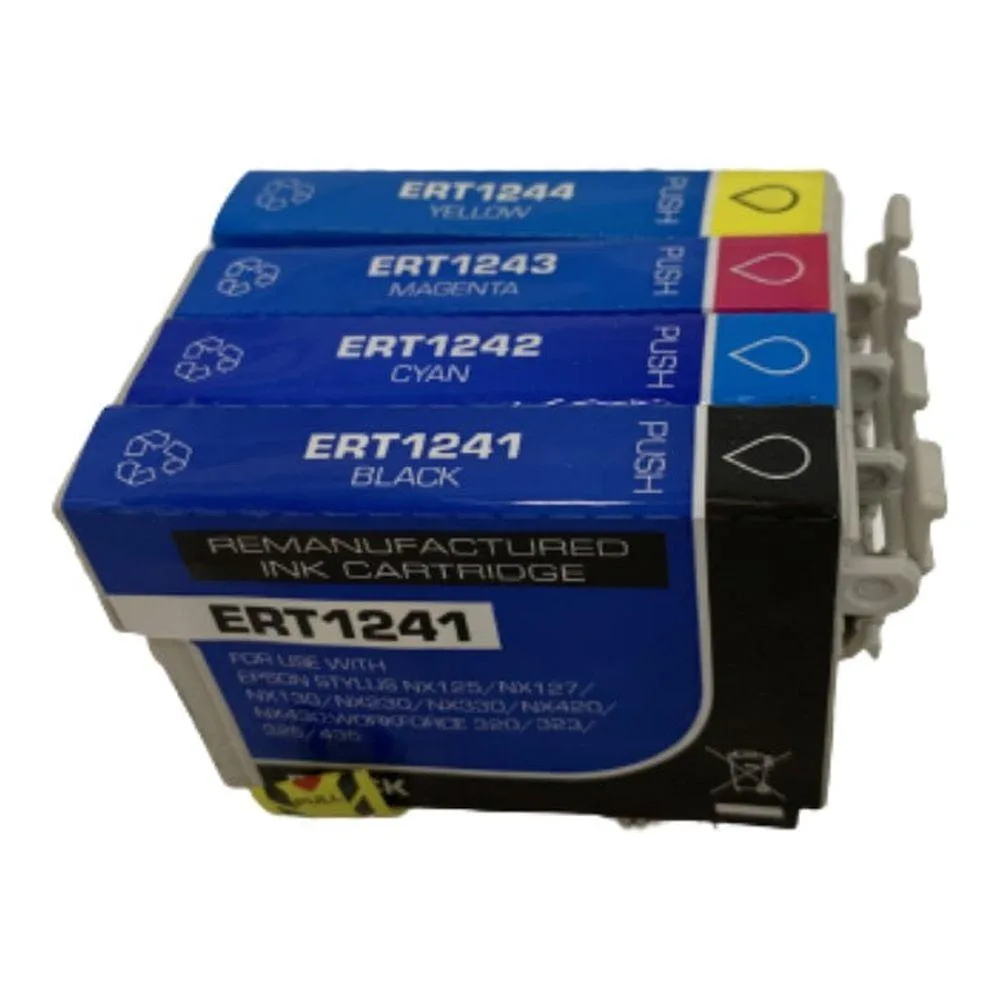 Ninestar Technology Ninestar Technology 124 4 Pack Ink Cartridge Black Cyan Magenta Yellow — product photo