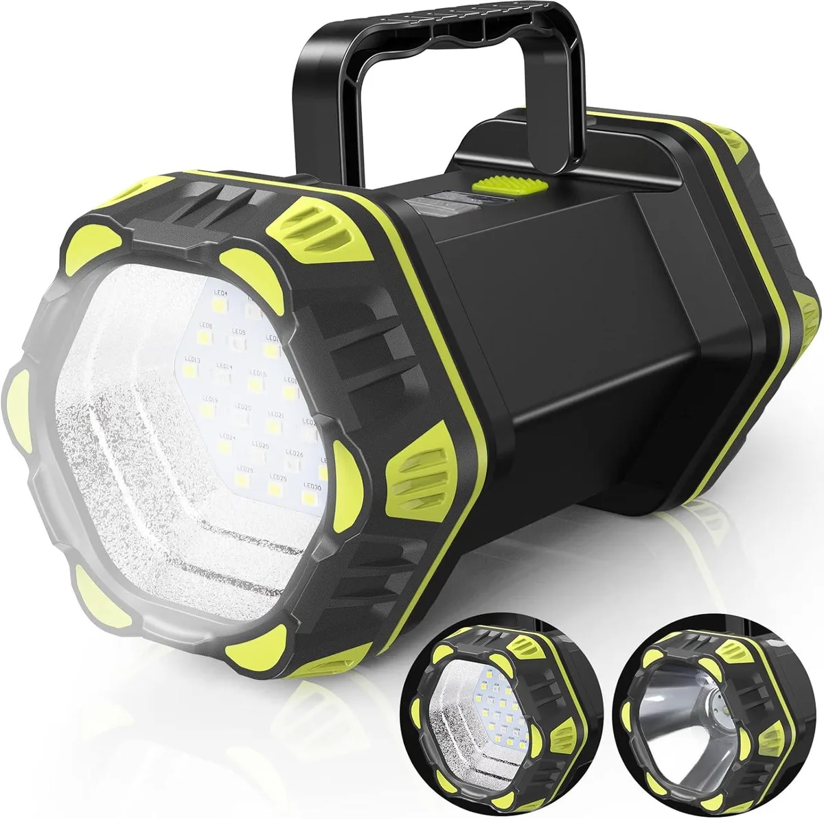lelisten lelisten 1200lm rechargeable flashlight lantern 4800mah IP65 — product photo