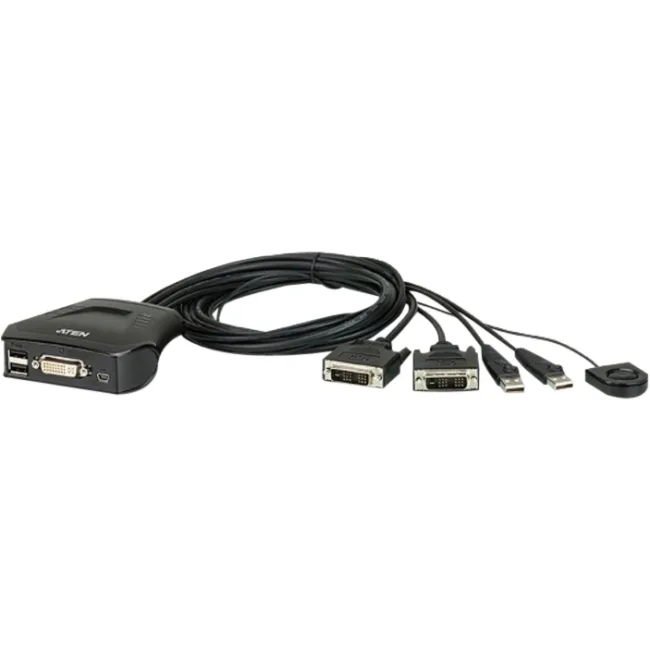 ATEN ATEN CS22D 2-Port USB DVI KVM Switch — preces foto