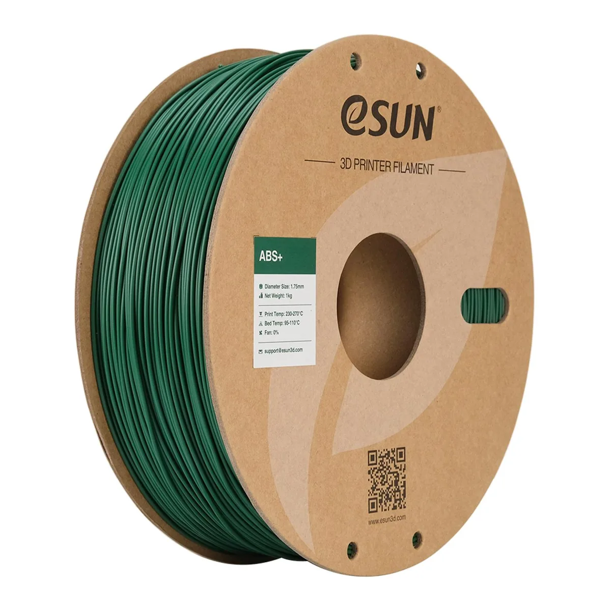eSUN eSUN ABS+ Filament 1.75mm 1KG Green — product photo