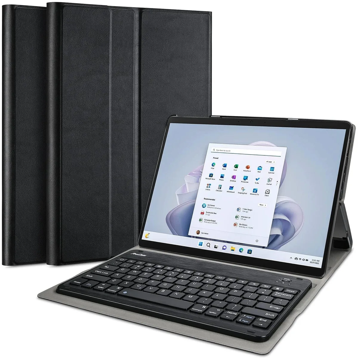 ProCase ProCase Keyboard Case for Surface Pro 9 2022 / Pro 8 2021 13" 2 in 1 Accessory - Black — product photo