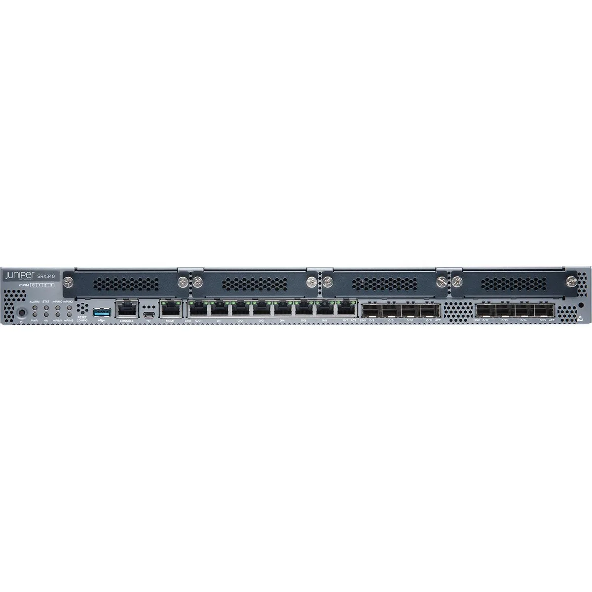 HPE Juniper Networking HPE Juniper Networking SRX340-TAA firewall appliance — product photo